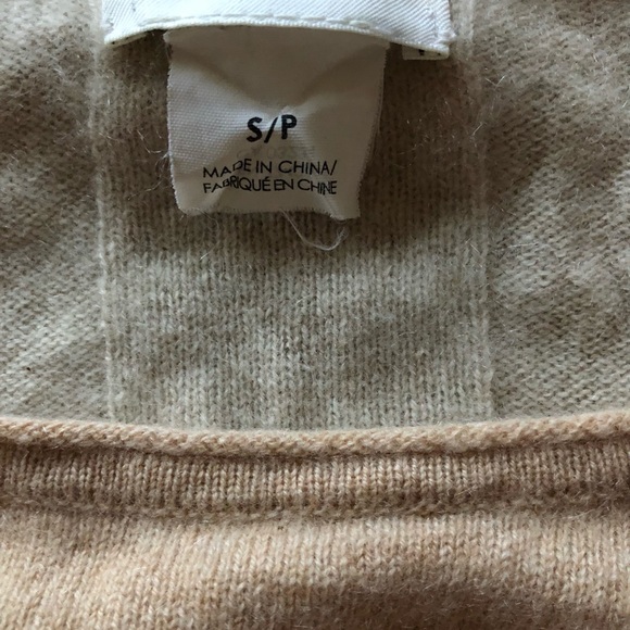 Two-tone Club Monaco Cashmere Sweater - Picture 3 of 4
